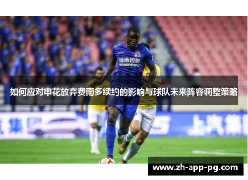 如何应对申花放弃费南多续约的影响与球队未来阵容调整策略