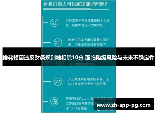 埃弗顿因违反财务规则被扣除10分 面临降级风险与未来不确定性